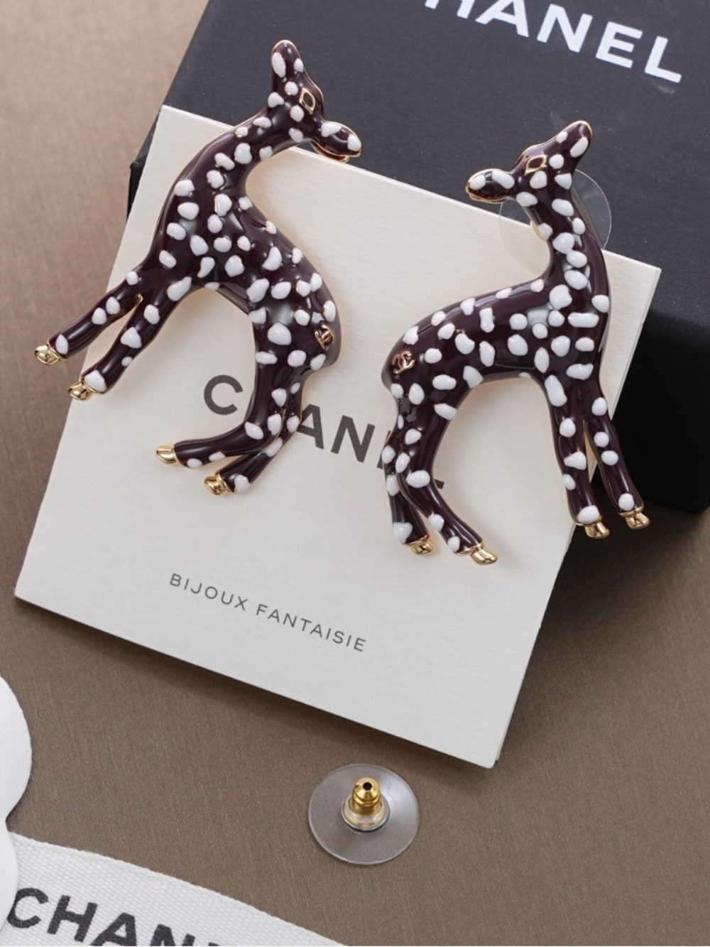 Metiers D’Art 2026 Spotted Doe Earrings